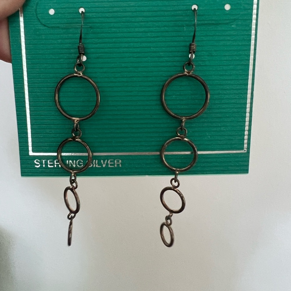 Elegant Silver Dangle Earrings